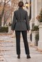 Short Bowling Coat-Anthracite - 3