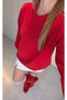 Removable Shirt Detail Crew Neck Sweatshirt - 6