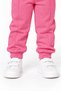 27810-26 Girl's Flower Printed Ruffle Detailed Snap Fastener Sweatshirt and Sweatpants Set 9-24 Months - 8
