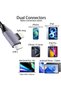 قارئ بطاقات SD وMicro SD ثنائي الواجهة 3 في 1 لأجهزة iPhone وiPad مع محول USB-C وLightning، سريع النقل للبيانات - 3