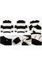 Unisex 3Yarn Black-White Segmented Balance Printed Crew Neck Sweatshirt Printed Premium Oversize T-Shirt - 2