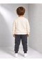 Boys' Football Printed 100% Cotton Seasonal Sweatshirt and Sweatpants 2-Piece Set - 4