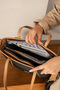 Black Women's Hand and Shoulder Bag New Season 24 X 33 cm - 7