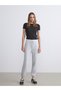 Alita City Farkıyla Lcw Everyday Gray Women's Jogger Sweatpants with Elastic Waist