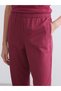 Nevavm Lcw Vision Burgundy Women's Jogger Sweatpants with Elastic Waist - 5