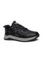 3129-27 Leather Anatomical Non-Slip Sole Men's Sneaker Black Ice