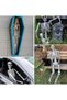 Posable Skeleton,Full Body Skeleton with Movable Joint,Life Size Skeleton Weatherproof Human Bones Body Prop for Graveyard Decor,House Haunted - 4