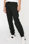 Men's Navy Blue Color Winter Sweatpants with Zipper Pockets and Inner Lining