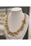Tuelataki/ Stylish Women's Necklace with Gold Color Ball Detail - 2