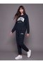 XSIDE Navy Embroidered Women's Jogger Sweatpants—The ALITA CITY Difference
