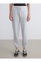 Alita City Farkıyla Lcw Everyday Gray Women's Jogger Sweatpants with Elastic Waist - 3