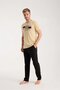 Men's Skin Color Short Sleeve Pajama Set - 3