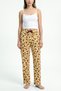 3-Piece Women's Suede Pajama Bottoms Set Patterned Flexible Waist Comfortable Cut - 5