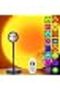 360 Degree Rotation Smart Sunset Projector Light, APP and Remote Control Multicolor Changing LED Sun - 8