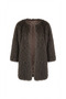 Italian Cut Curly Plush Fur Coat - 5