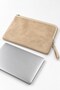 Mink Suede Women's 13 Inch Tablet and Laptop Carrying Bag - 3