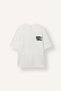 100% Cotton Boxy Fit Crew Neck Chest Printed Short Sleeve T-Shirt J1279Ax26Au