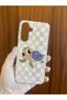 Samsung Galaxy A16 Printed Velvet Premium Silicone Phone Case (Cream Case) - 6