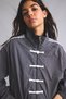 High Collar Mesh Lined Napoleon Jacket I1696Ax26Au - 7