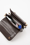 Women's Multi-Compartment Crossbody Shoulder Bag with Flap S-1451 - 9