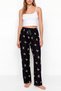3-Piece Women's Suede Pajama Bottoms Set Patterned Flexible Waist Comfortable Cut - 6
