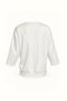 Zipper Detailed Asymmetrical Cut Ecru Sweatshirt - 3