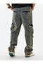 Zippered Tassel Detailed Copper Men's Baggy Jean Trousers Coc3593 - 7