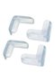 Transparent Furniture Corner Protector Set of 4 – Table, Coffee Table, Countertop, and Cabinet Protection Device - 4