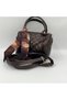 Women's Brown Quilted Bag – Stylish Design with Scarf Detail Women's Shoulder Bag Cn15 - 3