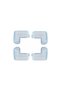 Transparent Furniture Corner Protector Set of 4 – Table, Coffee Table, Countertop, and Cabinet Protection Device - 2