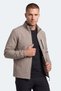 Corral I Men's Fleece Lined Wind and Water Resistant Softshell Beige Jacket & Coat - 5