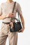 Twilly Women's Faux Leather Scarf Detailed Stylish Hand and Shoulder Bag Black-Mink - 5
