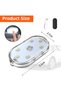2Pack Mini LED Closet Light, Wireless Touch Light, USB Rechargeable Multi Color Cabinet Lighting for - 2