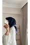 Amber Scarf - Night Blue / Dark Navy Blue - 2