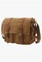 Military Messenger Bag Canvas Leather Shoulder Bag - 7