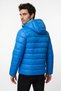 Winter Inflatable Coat Warm Padding Inside Lined Water Repellent Windproof Hooded Sports Coat - 7