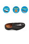 Orthopedic Comfortable Sole Genuine Leather Men's Black Casual Shoes 208703 - 4