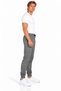 Men's Elastic Leg Side Pocket Detailed Sweatpants Anthracite Melange-5407 - 3