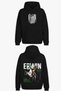Attack on Titan Erwin Smith Printed Cotton 3 Thread Threaded Oversize Sweatshirt