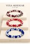 Boxed Set of 3 Sparkling Glass Bead Bracelets for Women and Men Unisex Gift Set