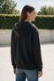 Women's Smoked Hooded 3-Thread Fleece Zippered Sweatshirt Jacket - 3