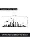 - Dubai Skyline Wall Vinyl Decal Sticker, Burj Khalifa, Home/Office Decor (Medium (124 cm x 50 cm)) - 6