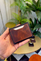 Vintage Hunter Black - Brown Magnetic Genuine Leather Men's Wallet – Unlined, with 6+ Card Slots and Wide Money Compartment - 4