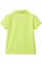 Girl's 100% Cotton Pique Polo Collar T-Shirt Yellow - 2
