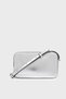 Women's Gray Shoulder Bag with Brand Logo, Suitable for Daily Use - 3