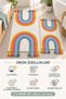 Bodrum Tufting Rainbow Cotton Handmade Knitted 2-Piece Mat Set - 5