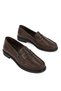 , Women's Genuine Leather Shoes 1631022Z2858 Brown - 4