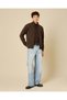 Men Brown Plain Zip-Up Sweatshirt - 5