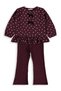 Floral Patterned Set for 2-5 Years - Lilac