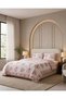 Ivory And Pink 3 Piece Floral Quilt Set King Size